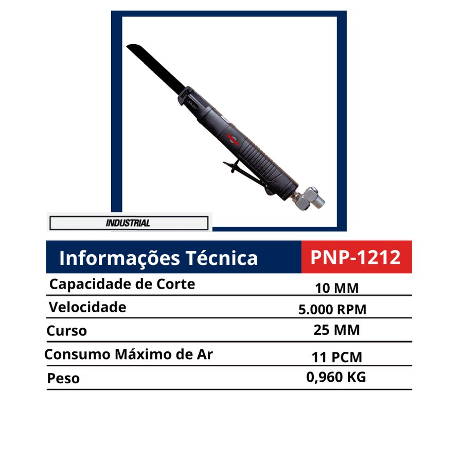 Serra Pneumática Industrial — Serras Pneumáticas